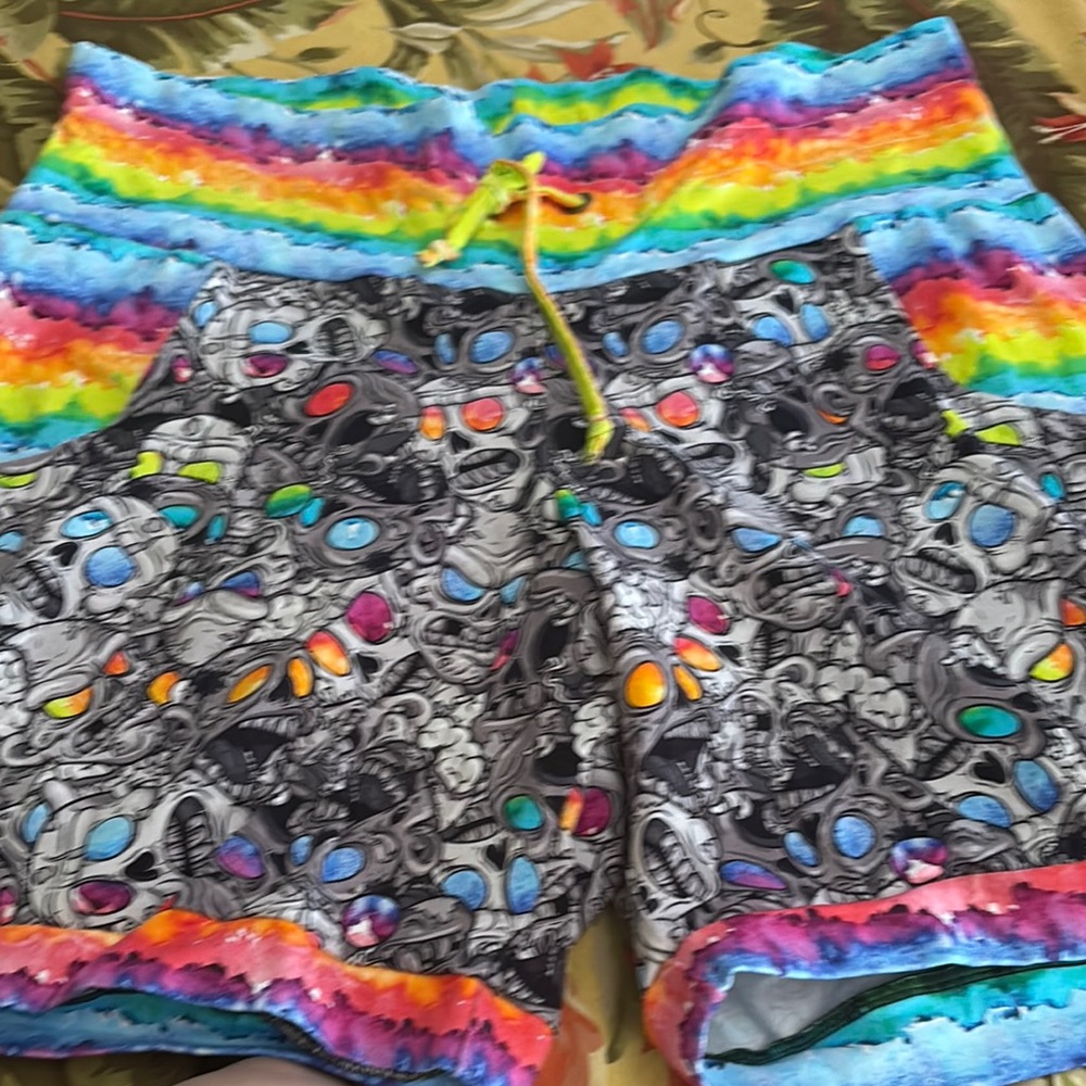 Colorful High Waist Women Shorts